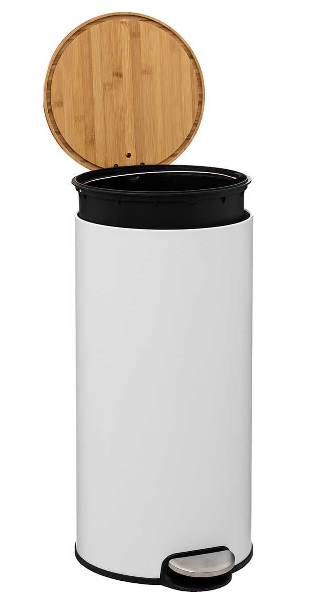 Kanta Za Smeće Sa Papučicom Bela 5Five 30 Litara