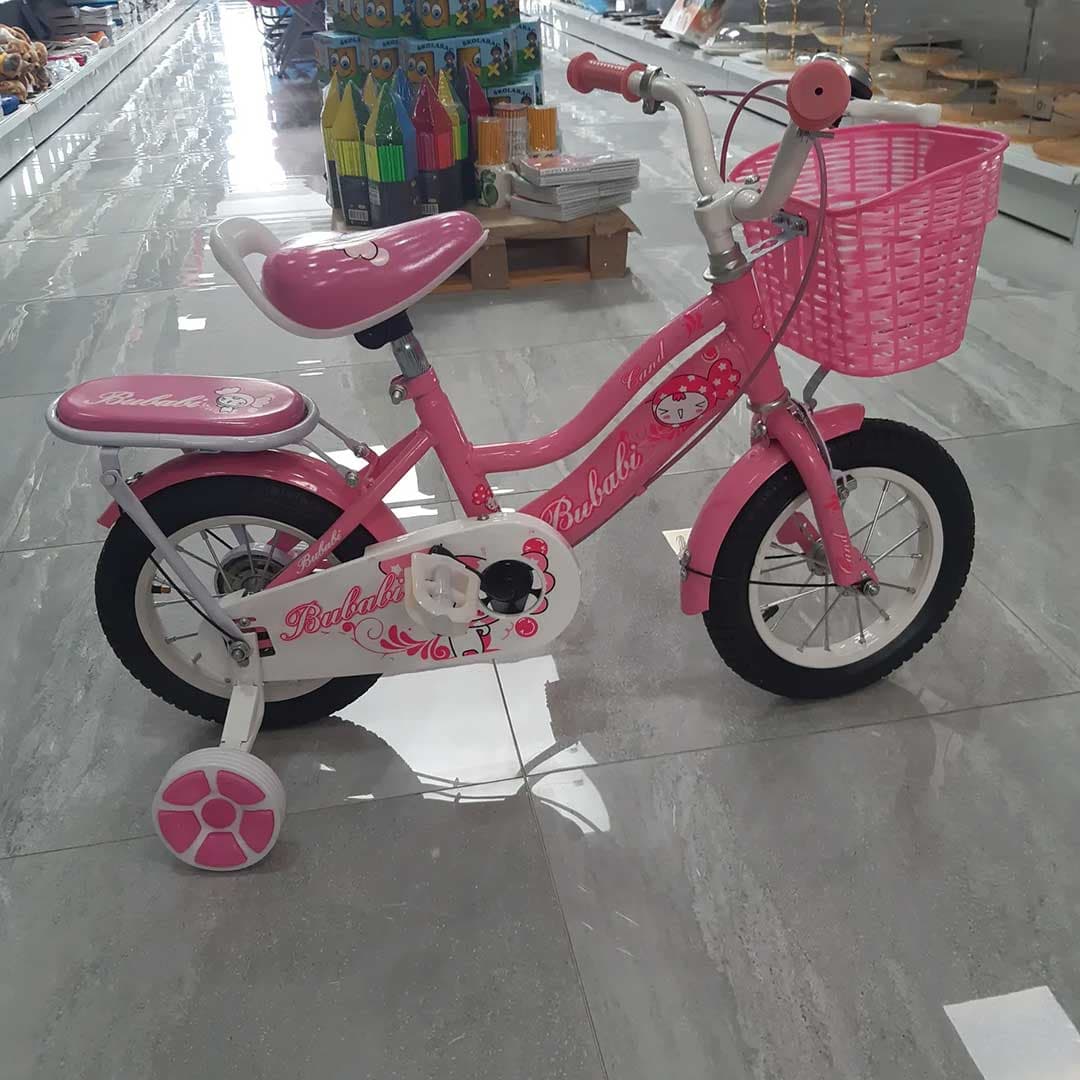 Dečiji Bicikl Za Devojčice - Sa Pomoćnim Točkovima - 12 Inča - Roze