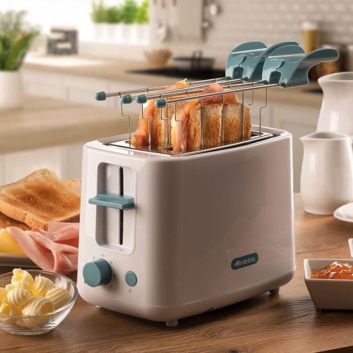 Ariete Qubi toster sa dve pregrade AR157WHBL