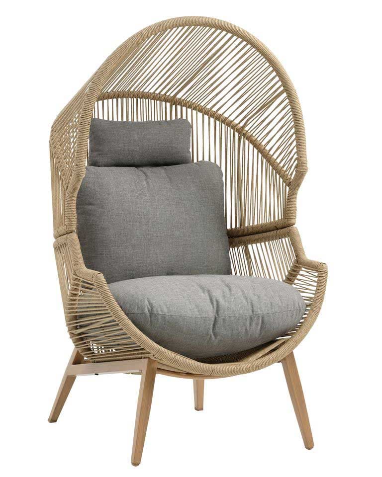 Stolica Jaje Sa Luksuznim Jastucima Lounge Bene Natur