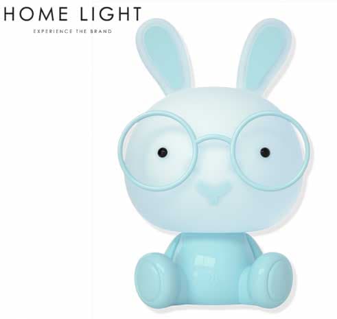 Dečija lampa sa podesivim RGB LED svetlom Beli Zeka