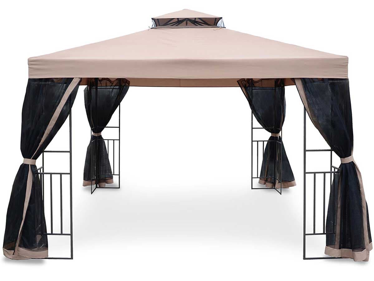 Paviljon Gazebo Sa Komarnicima - Zavesama Fieldmann 3 x 3 m