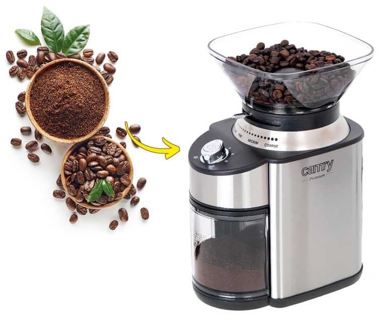 Električni mlin za kafu sa 16 podešavanja Camry CR 4443