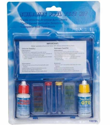 Kapi za analizu pH vrednosti i nivoa hlora u vodi Nero