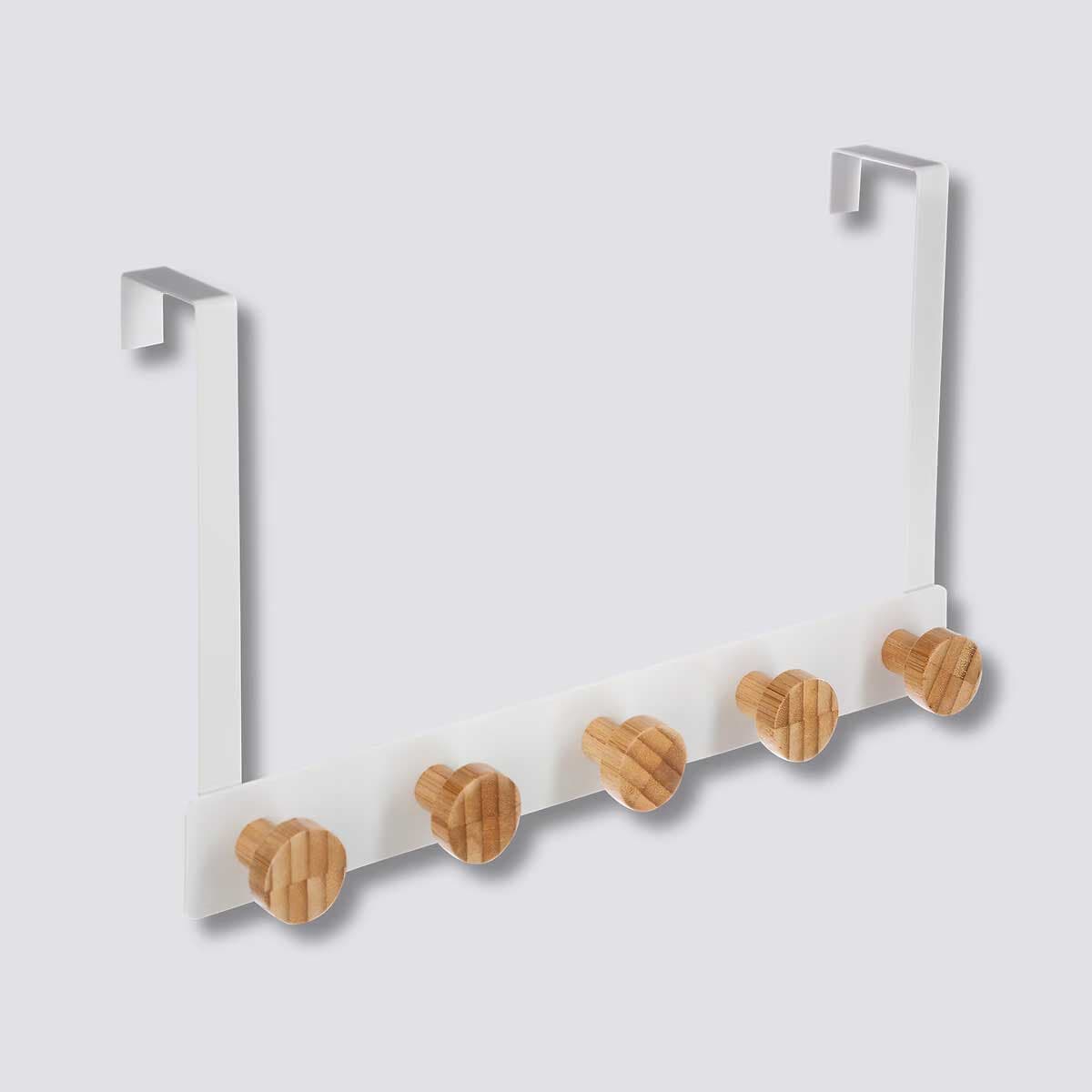 Čiviluk Za Vrata - 5 Vešalica Beli - 5five Simply Smart