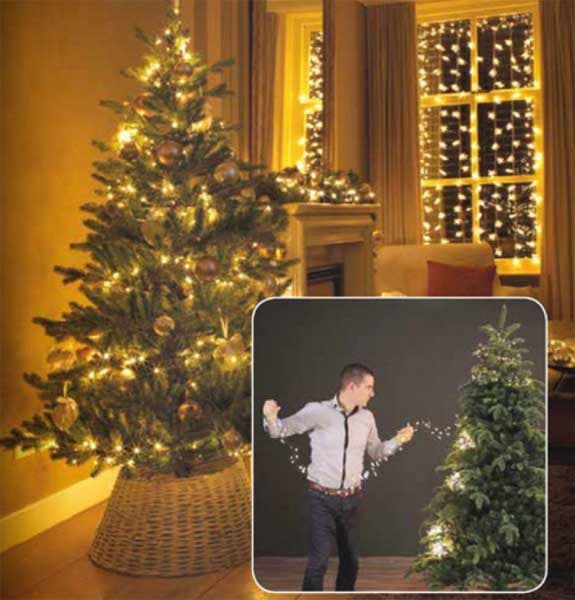 Lumineo Stepenaste LED lampice 1-2-glow basic 126 LED WW 49.5465