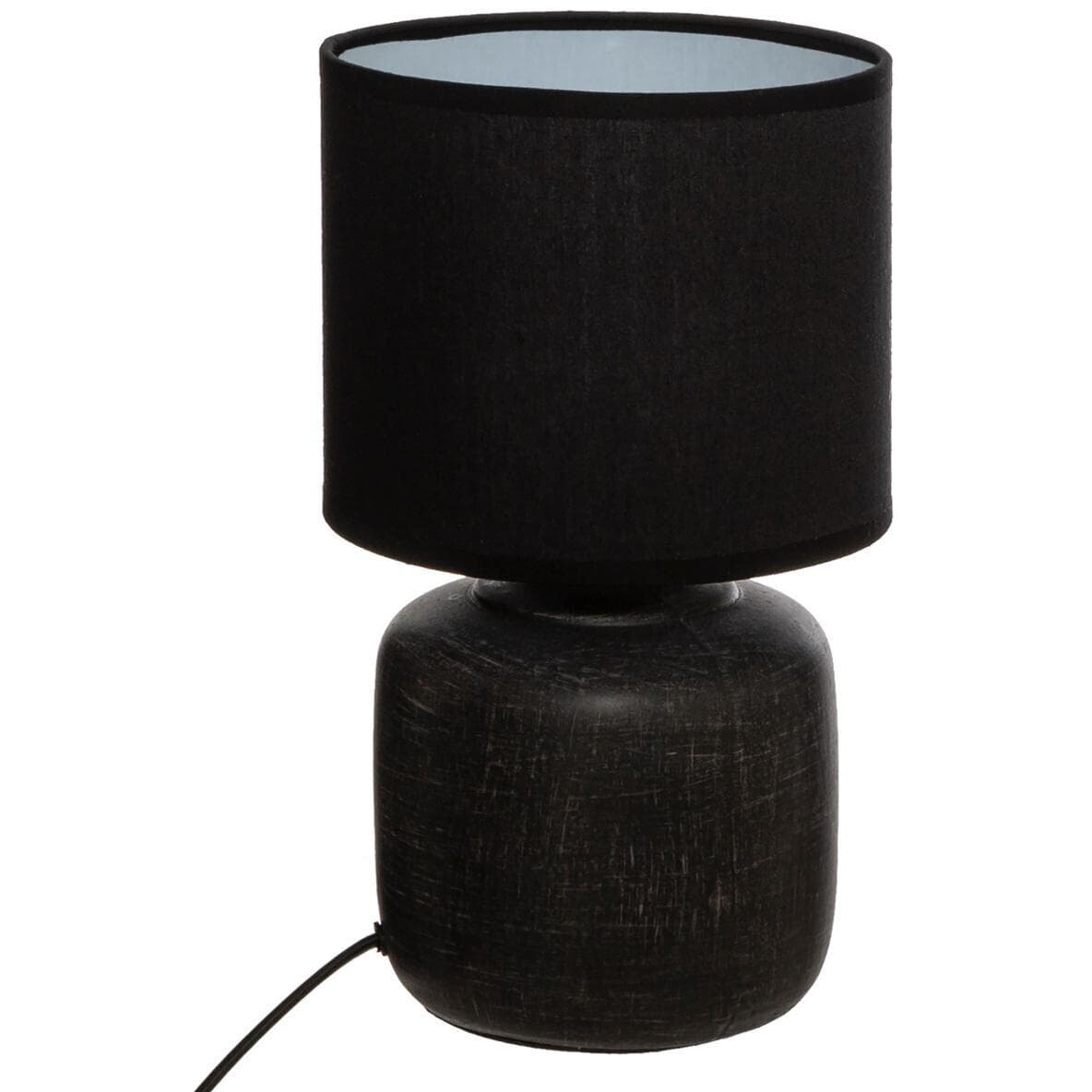Atmosphera Stona Lampa Cyld 26.5 cm Crna