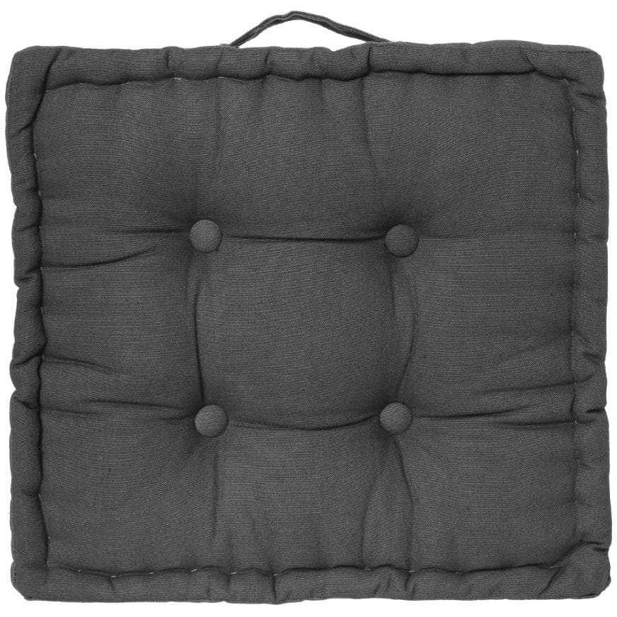 Atmosphera Podni Jastuk L. 40 X P. 8 X H. 40 Cm Pamuk Tamno Siva