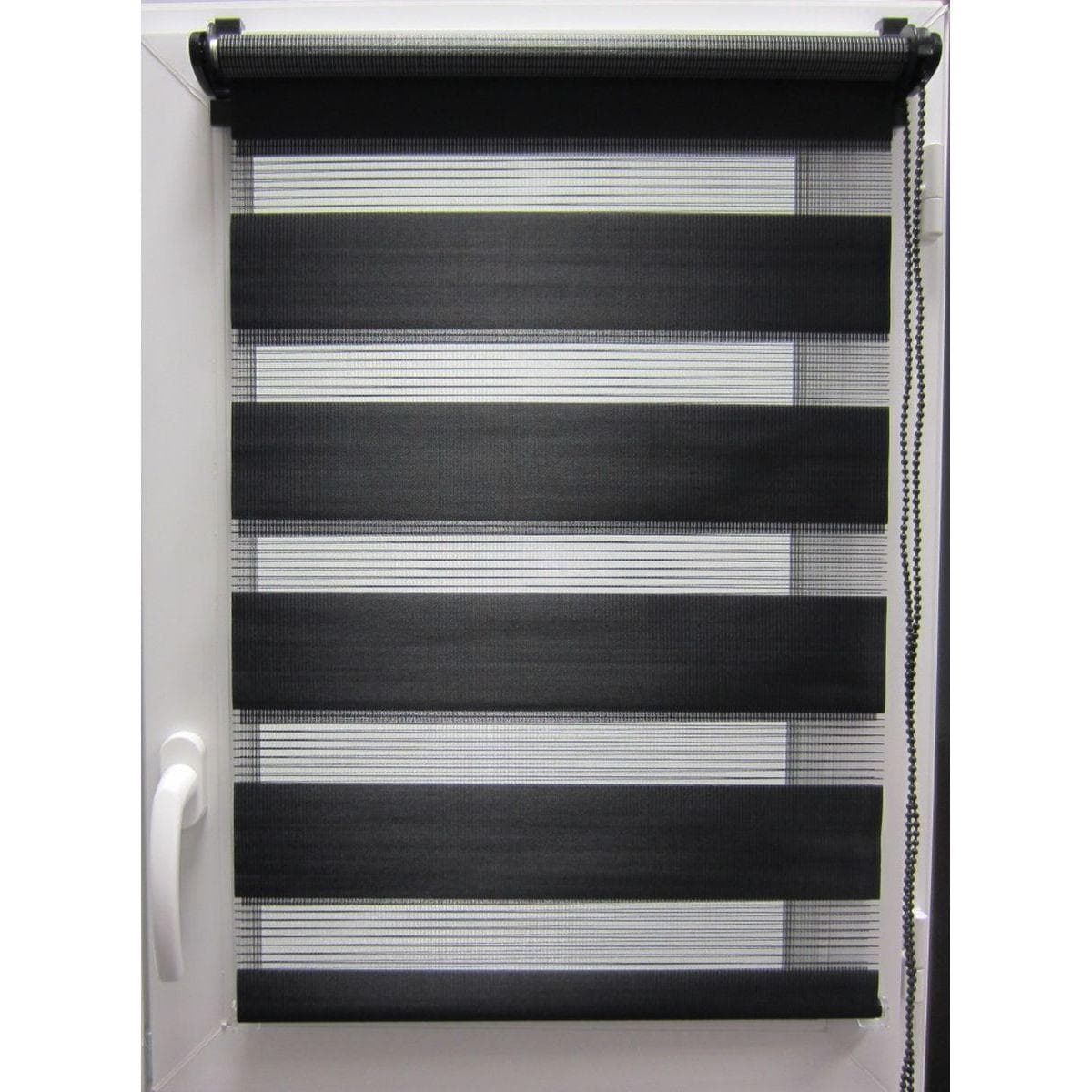 Luance Zebra Roletna 45x90cm Crna