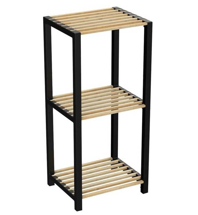 Bienwood Višenamenska polica Drvo Plastika BIE7002