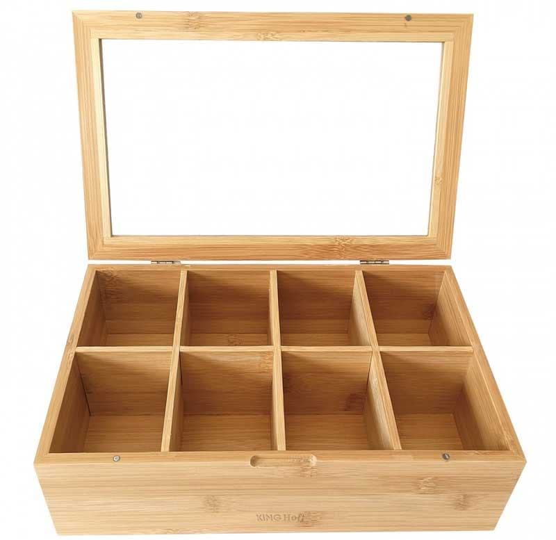 Kinghoff Kutija za čaj Bambus 1696