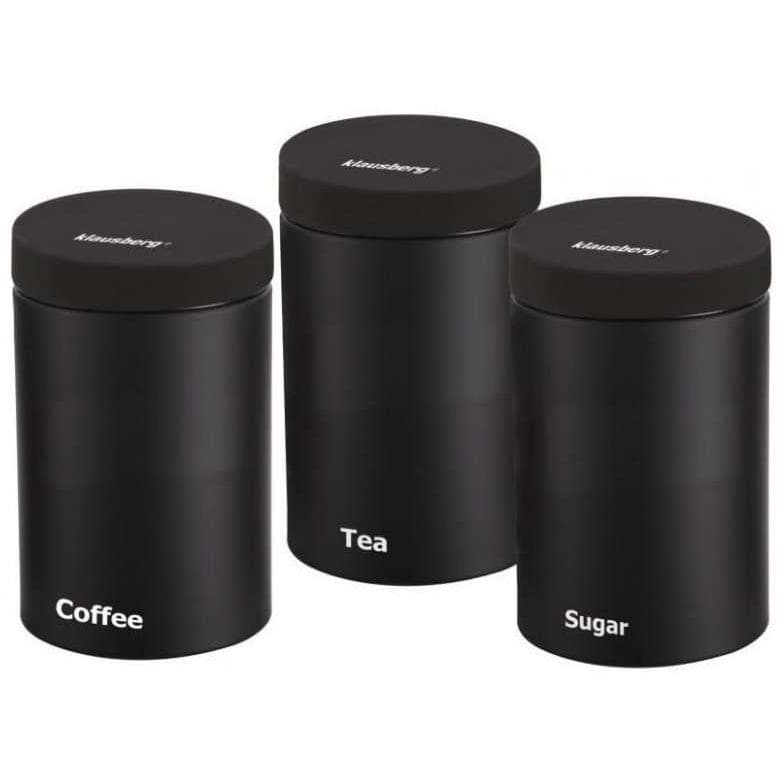 Klausberg Metalne kutije za kafu šećer ili čaj 3 kom. KB7256
