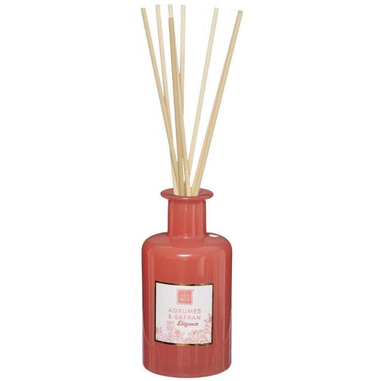 Atmosphera Mirišljavi Štapići Citrus 6,5x14cm Vosak/staklo Roza