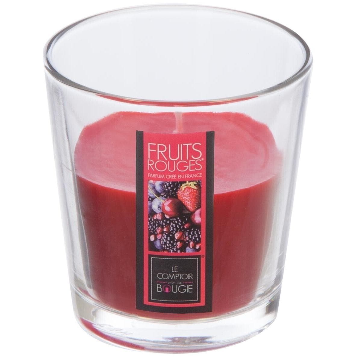 Atmosphera Sveca 7,3x8cm Vosak/staklo/pamuk Crvena