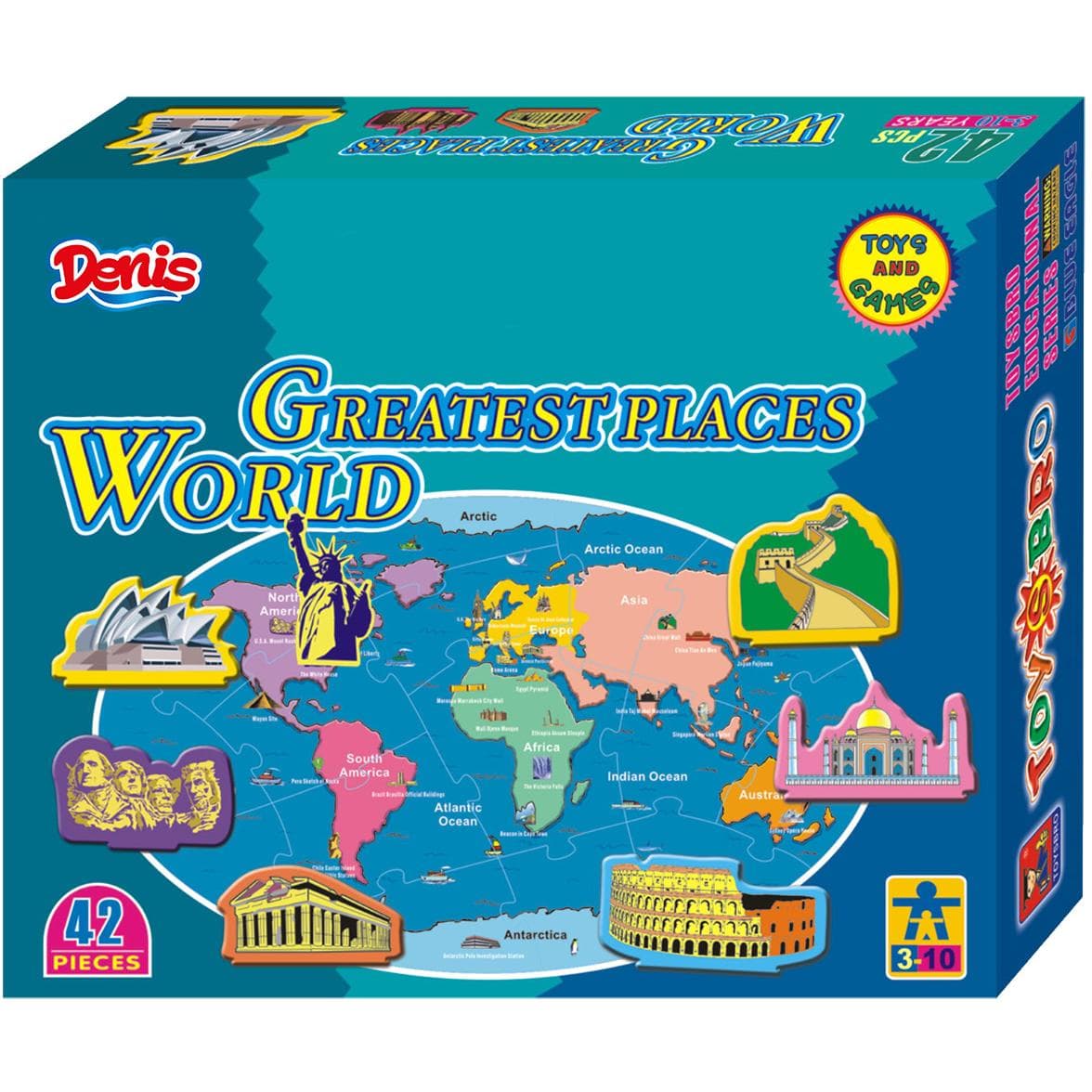 Slagalica Najveće Svetske Znamenitosti 42 Dela