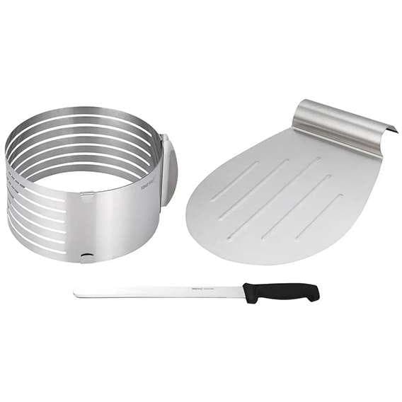 Kinghoff Modla za tortu sa nožem i plehom za sečenje KH1269