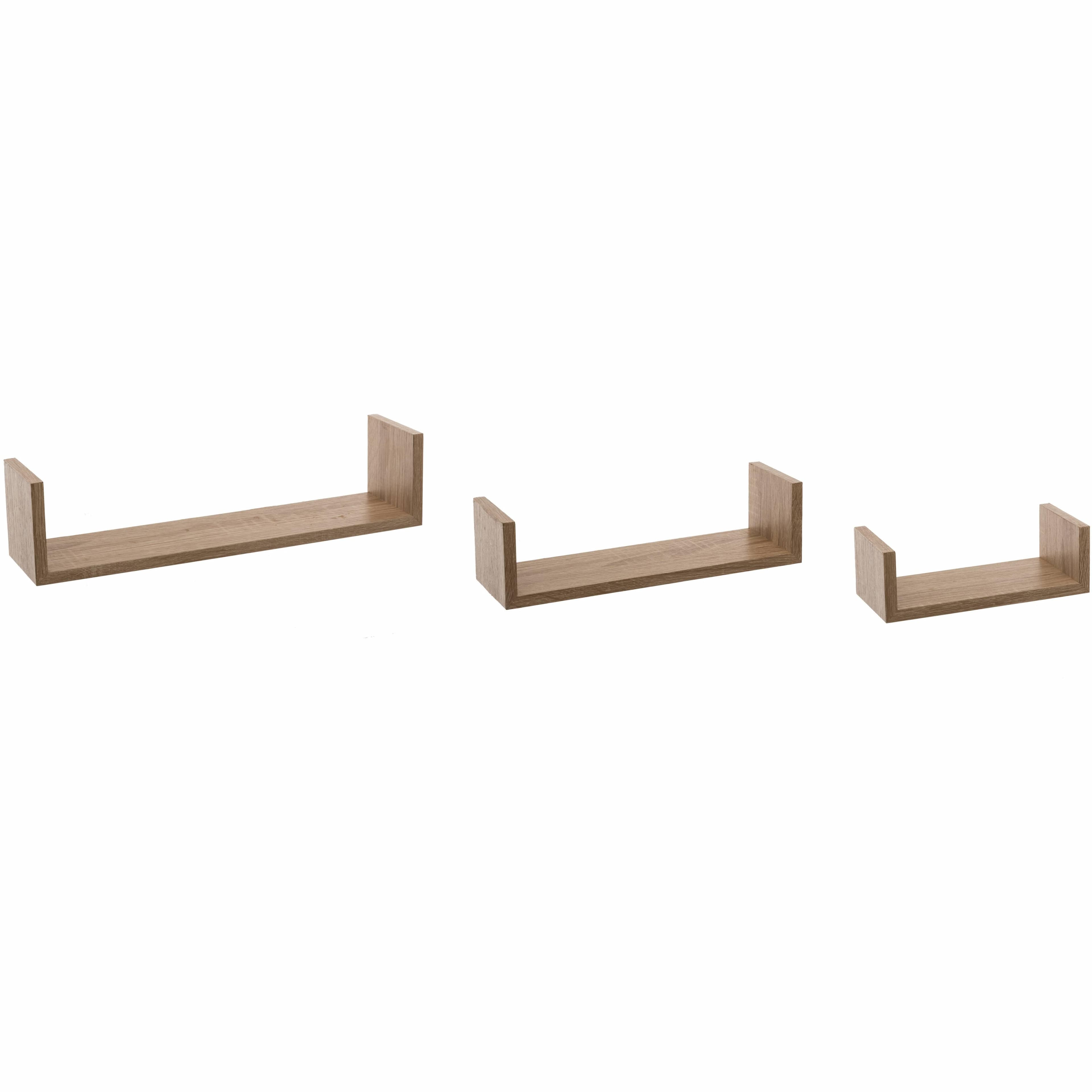 Komplet Zidnih Polica - 3 Komada