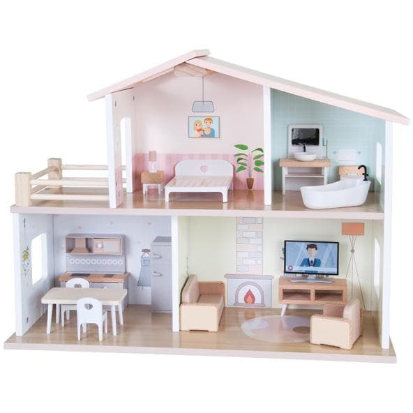 Drvena Kućica Za Lutke PINO 9153