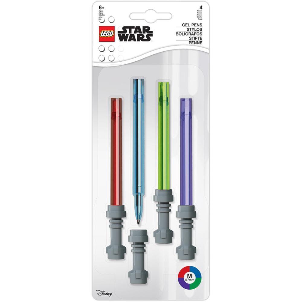 LEGO® Star Wars™ Gel olovke u obliku Svetlosne Sablje 4kom.