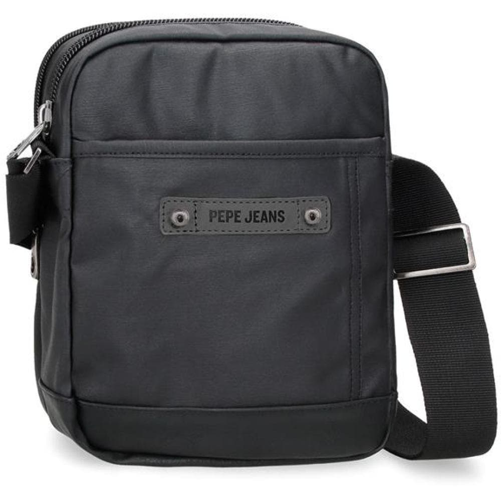 Muška torbica 22cm sa 2 pregrade Pepe Jeans Hatfield black 77755
