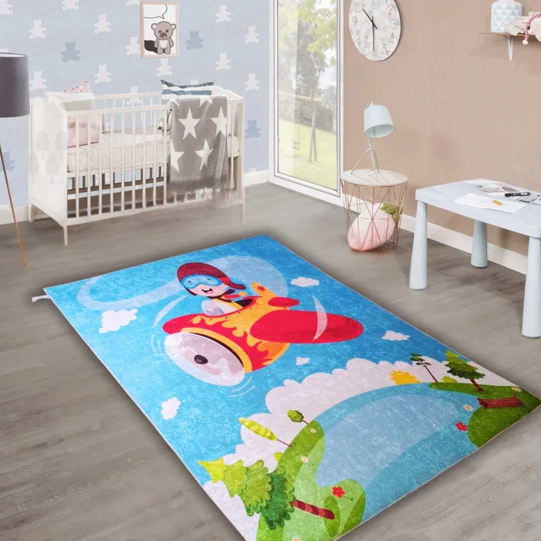 Tepih za dečiju sobu Avijatičar 120x180cm