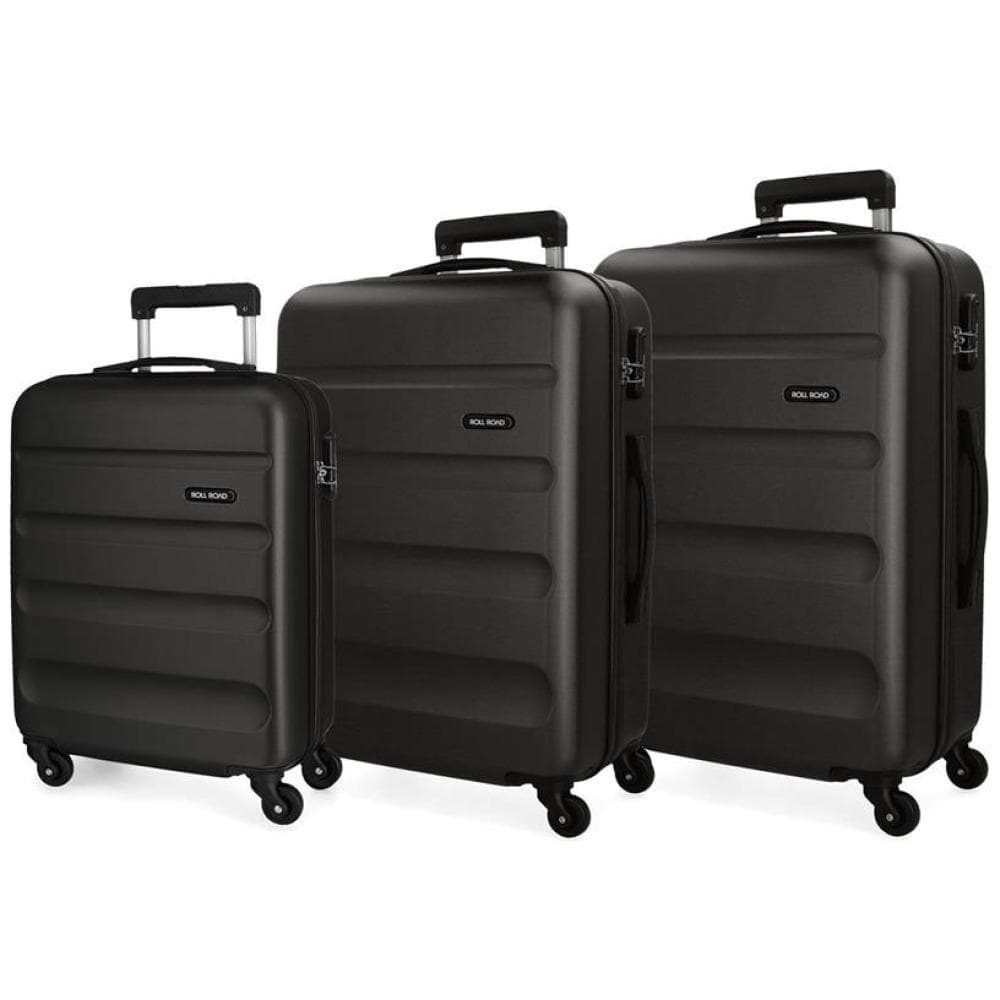 Komplet ABS kofera 75/65/55cm Roll Road Flex black 58494