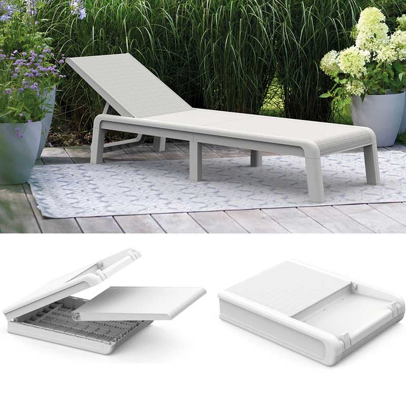 Keter Sklopiva ležaljka Mallorca White