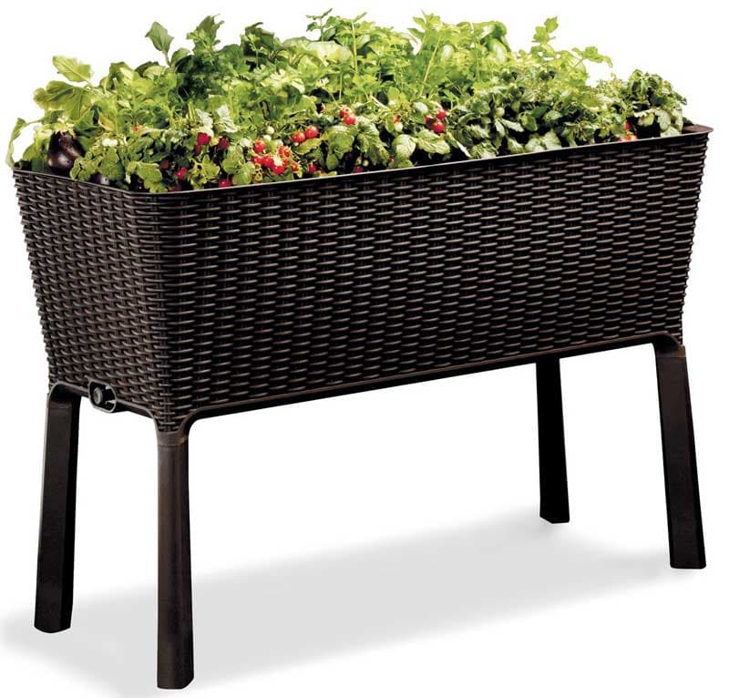 Keter Visoka žardinjera Easy Grow 120L Braon