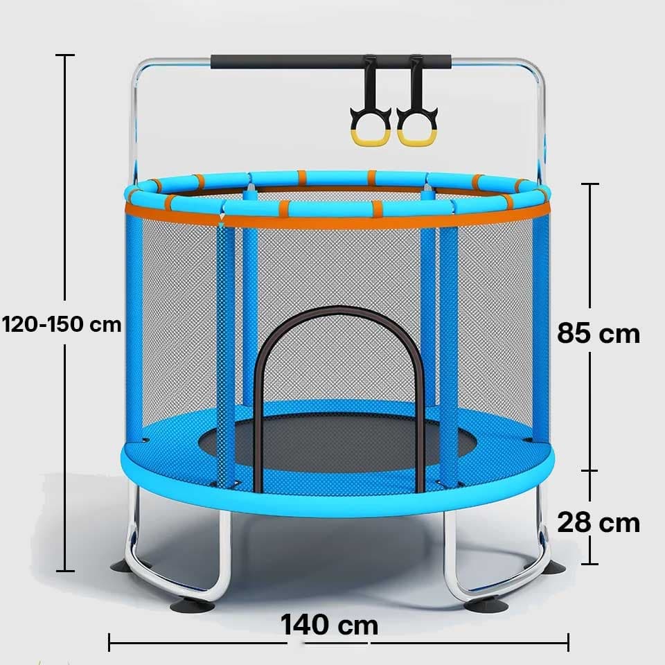 Play Time Dečija Trambolina Sa Zaštitnom Mrežom i Poprečnim Nosačem