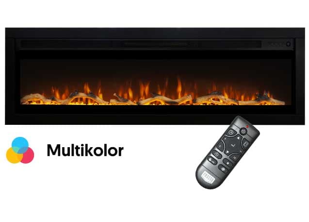 Električni multikolor kamin sa ventilatorom 2000W 40 inča Prosto EK403T/L
