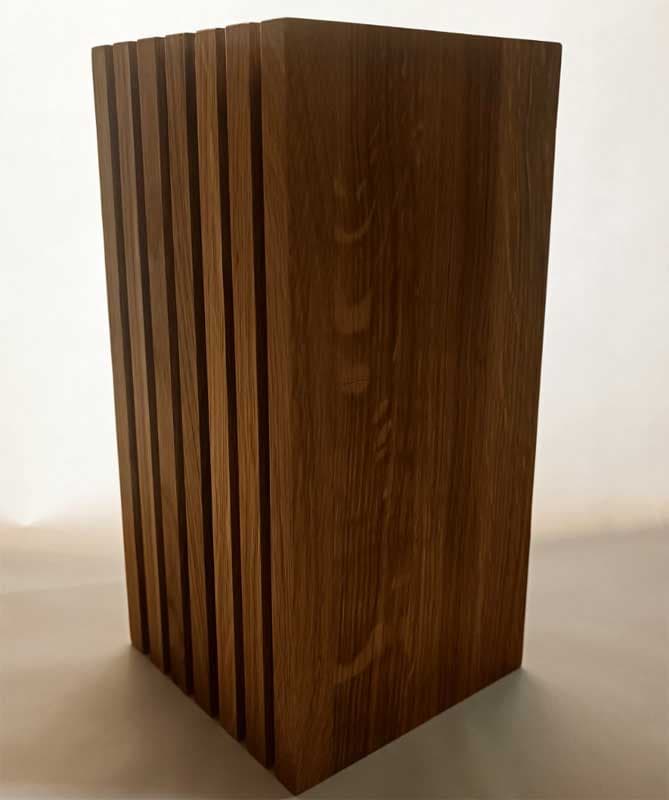 Blok za noževe od hrastovog drveta