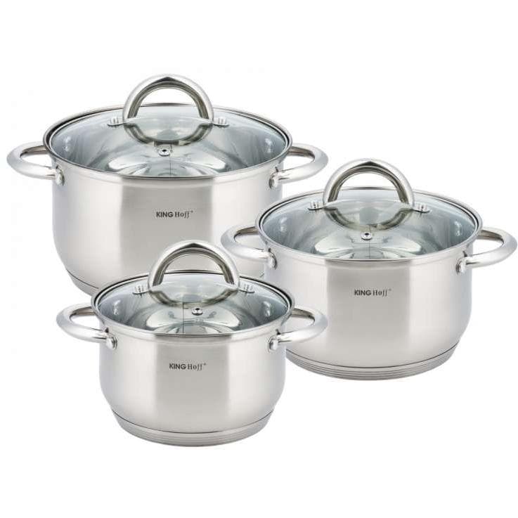 Kinghoff Set šerpi sa poklopcima KH4446