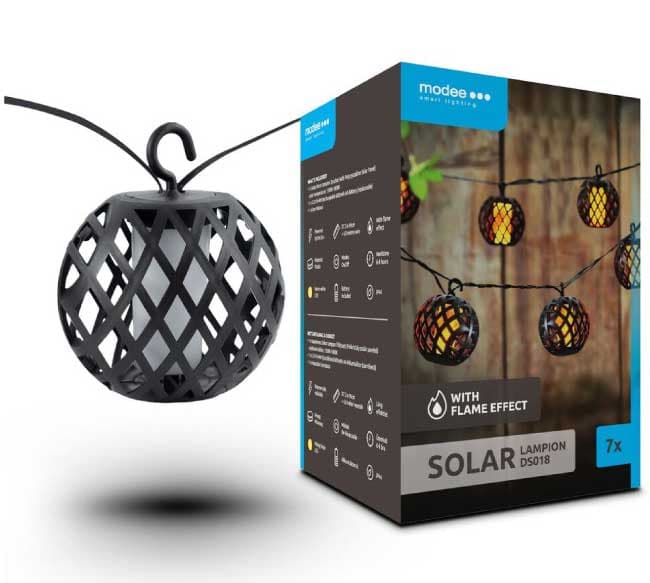 Solarni niz sa 7 lampiona 4.8m ML-DS018