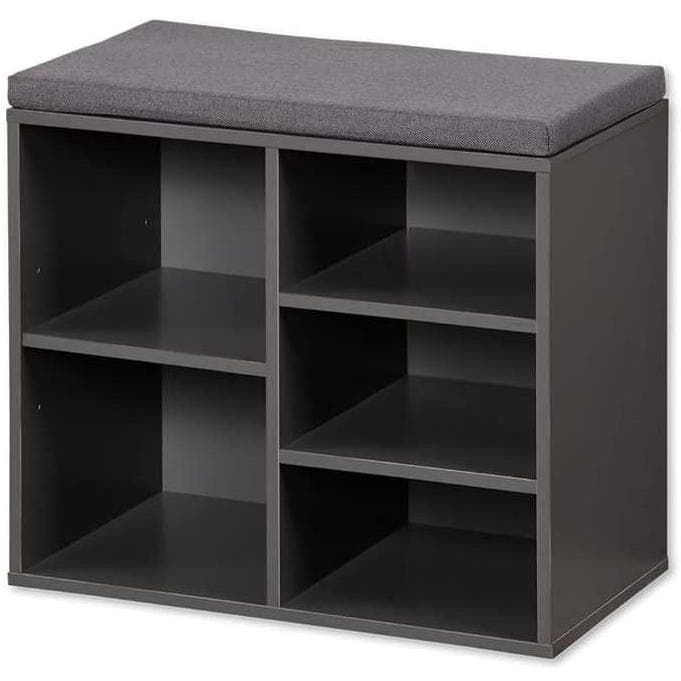 Kesper Cipelarnik sa jastukom za sedenje Sivi KSP15913