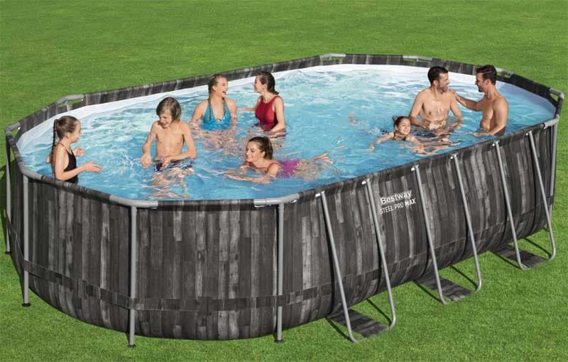 Bestway 5611R Ovalni bazen sa čeličnom konstrukcijom Komplet 610x366x122cm