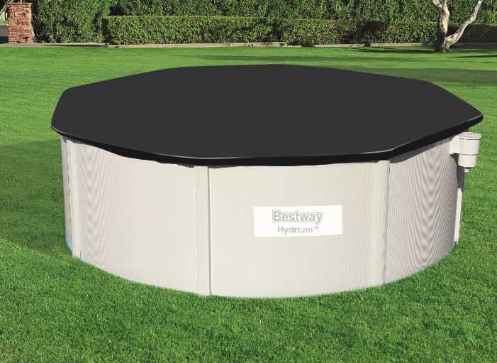 Prekrivač za bazene sa metalnom konstrukcijom kružnog oblika Bestway 58292 396cm