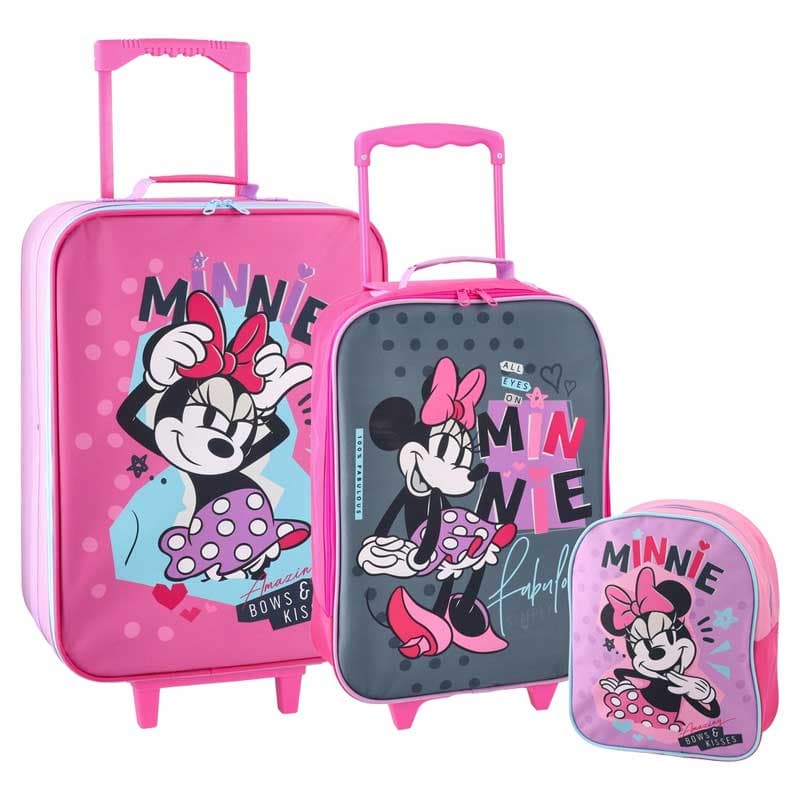 Dečji Komplet kofera sa rancem Minnie Mouse Fabulous TB12