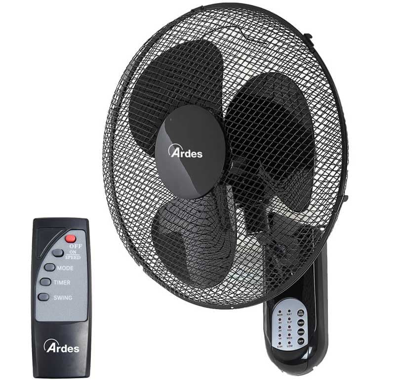 Zidni ventilator sa daljinskim upravljačem 40cm 50W Ardes AR5W40R