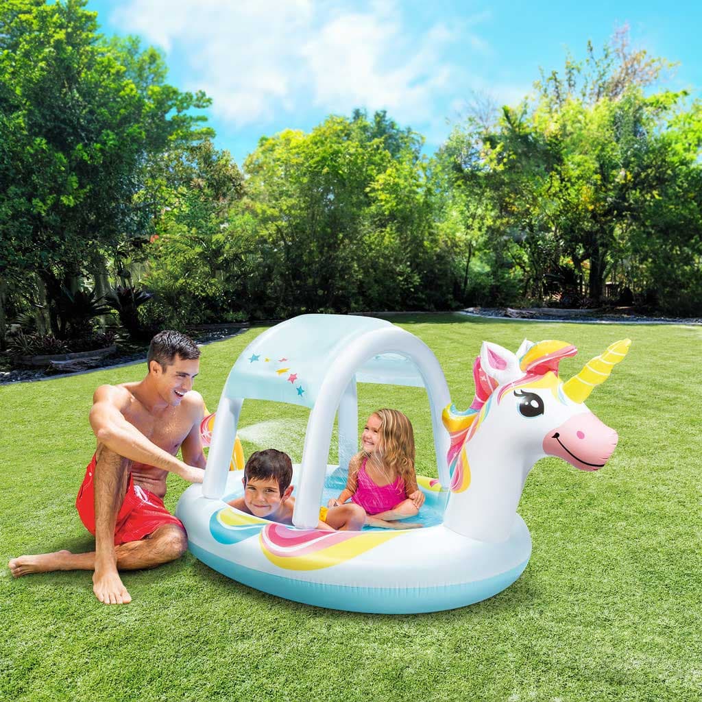 Intex Unicorn Bazen za Bebe sa Prskalicom