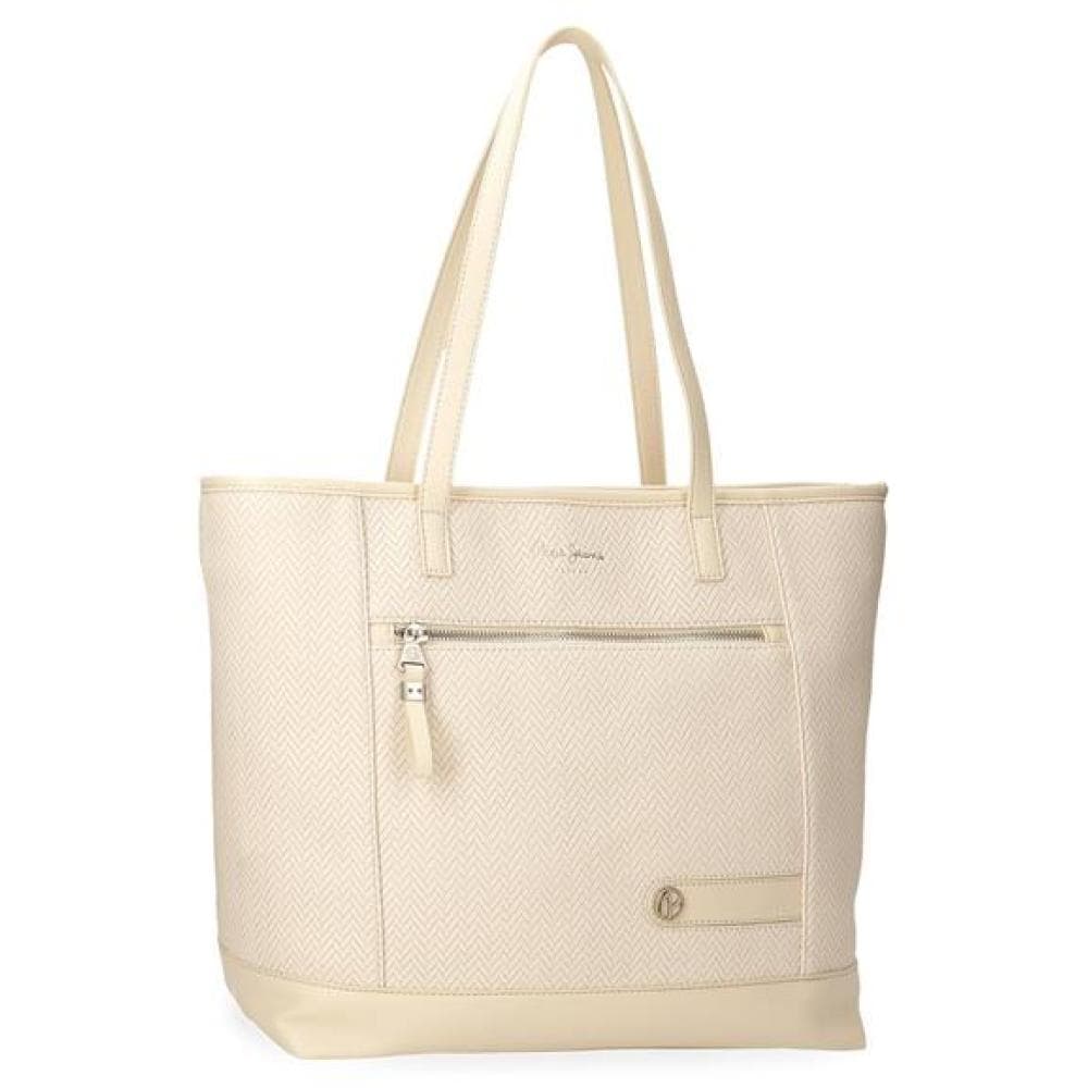 Ženska torba sa pregradom za laptop i tablet PJL Sprig beige 79175