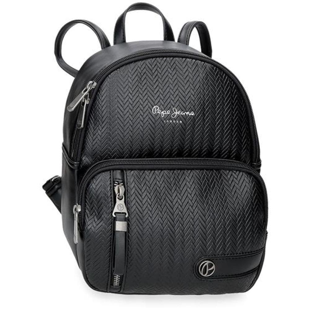 Modni ranac 25cm Pepe Jeans Sprig black 79120