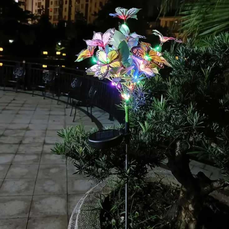 Solarna LED lampa sa leptirima 5824