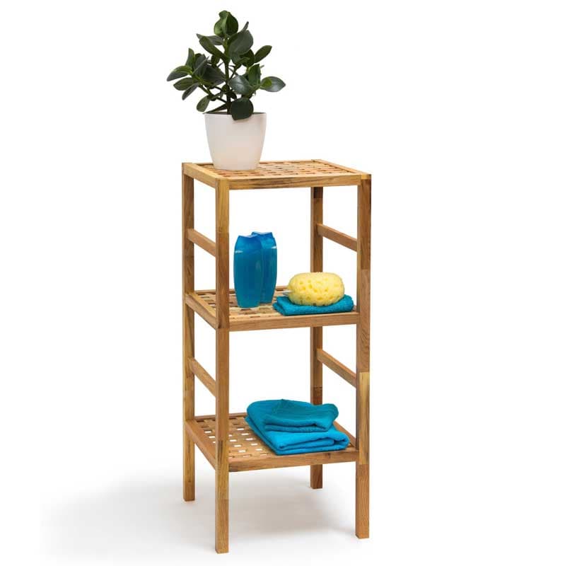 Polica od orahovog drveta sa 3 nivoa Nancy 3