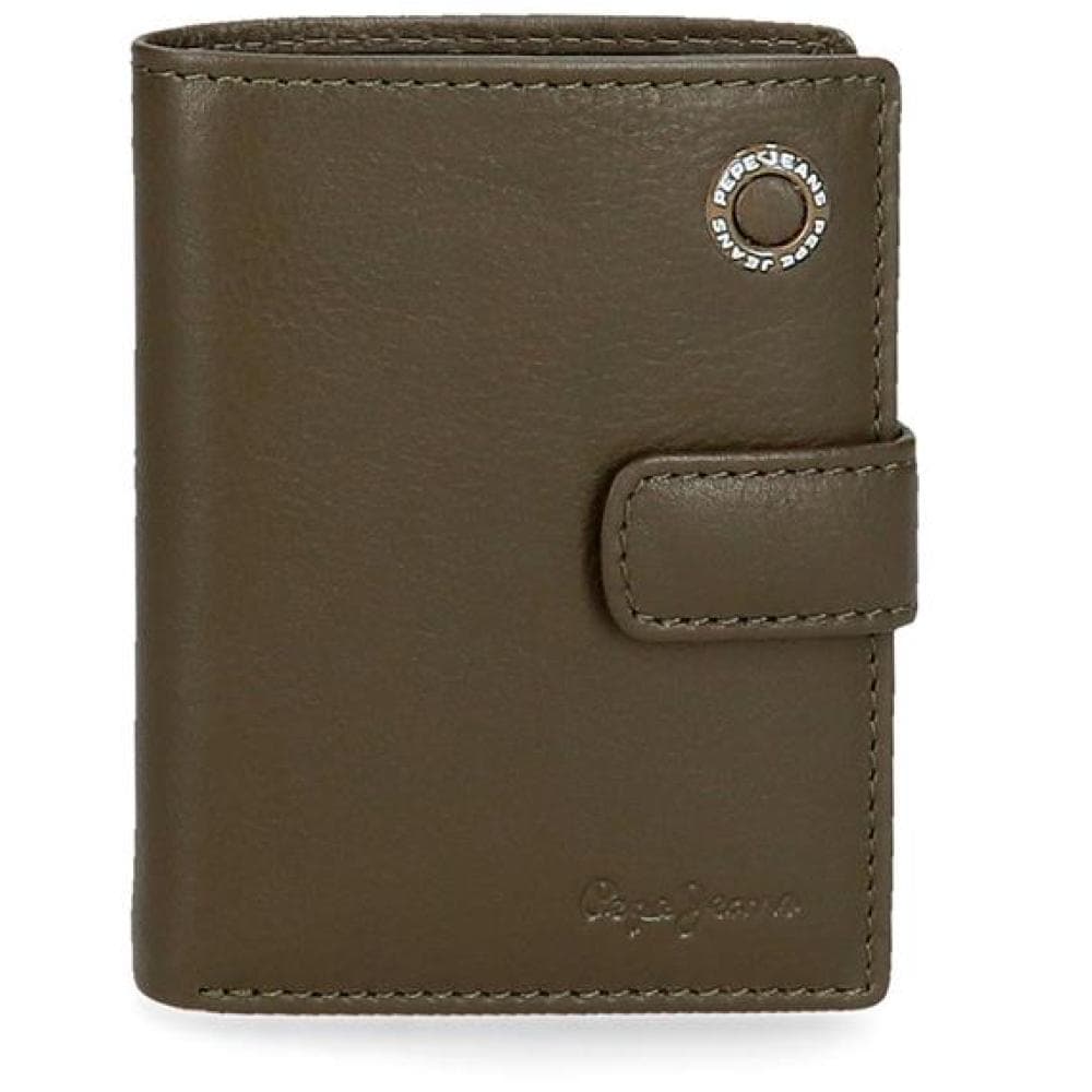 Novčanik od prirodne kože Pepe Jeans Badge green 73712