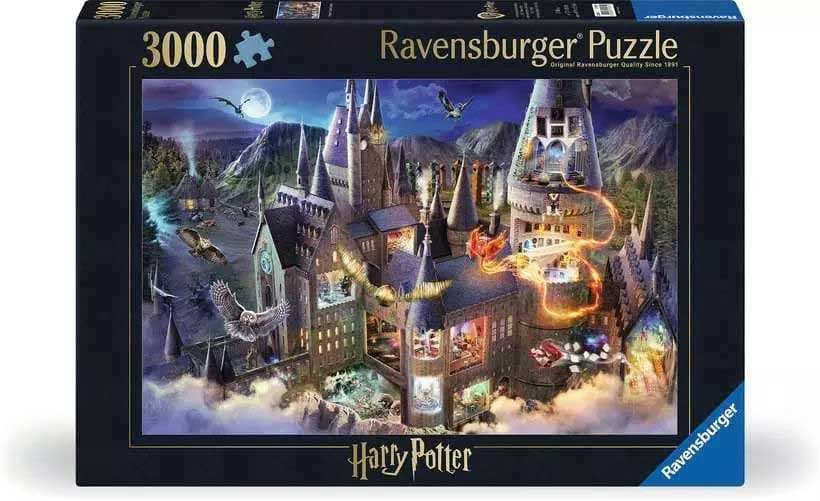 Puzzle 3000 delova Harry Potter - Zamak Hogwarts - Škola za veštice i čarobnjake 17561
