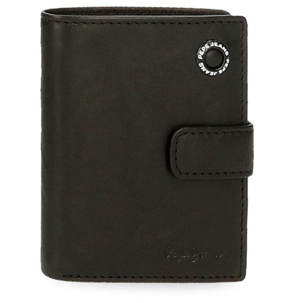 Novčanik od prirodne kože Pepe Jeans Badge black 73712
