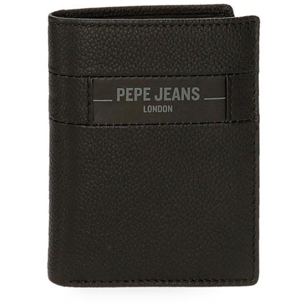 Muški kožni novčanik 10cm Pepe Jeans Checkbox black 78811