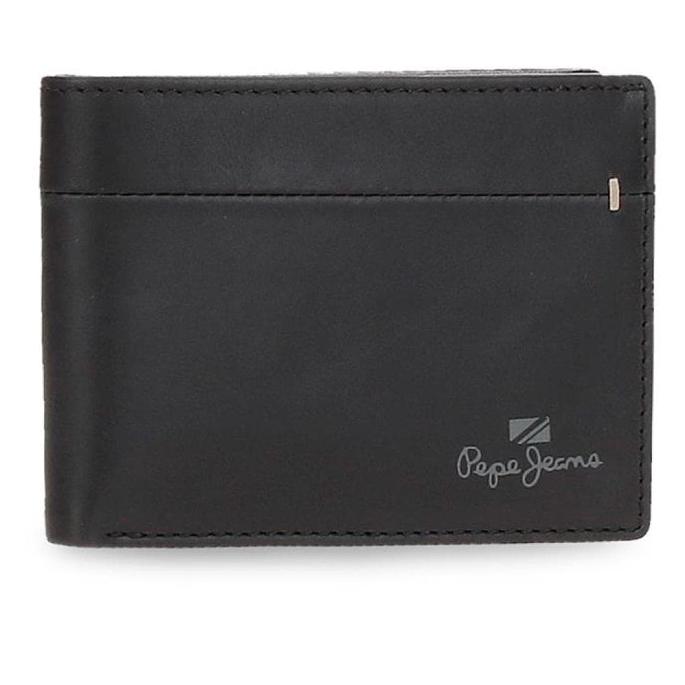 Muški novčanik od prirodne kože PJL Staple black 78431