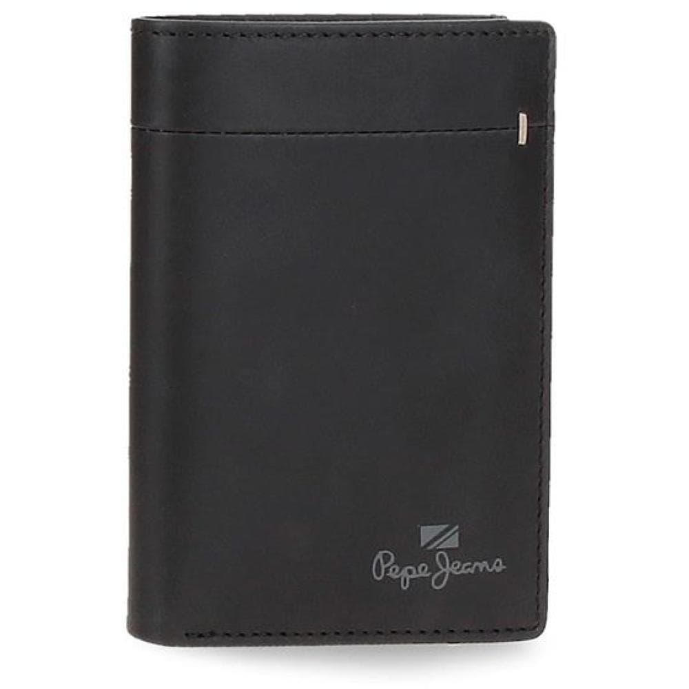 Muški novčanik od prirodne kože PJL Staple black 78420