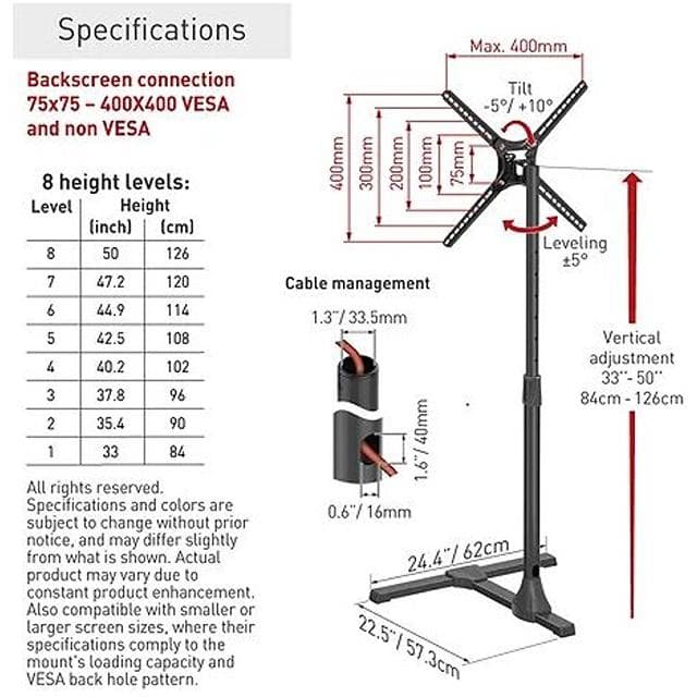 BARKAN FS310T LCD TV podni nosač od 13 do 65 inča